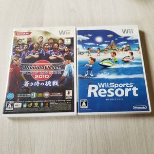 ◯Wii Wiiスポーツ リゾート Winning Eleven PLAY MAKER 2010 蒼き侍の挑戦  同梱OK◯