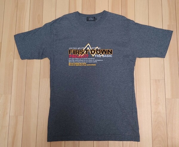 ★ FIRSTDOWN　グレー　Tシャツ　Mサイズ　メンズ