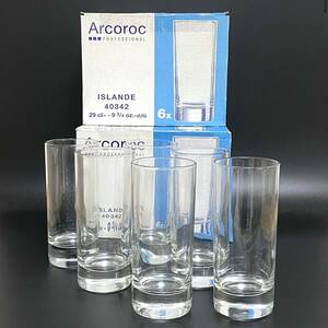 L【未使用保管品】Arcoroc アルコロック イスランド　タンブラー290　40342　292cc 6個入り　2箱