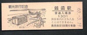観光旅行（銭函駅１３０円）銭の函