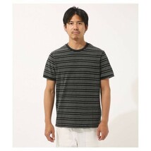 【美品】AZUL BY MOUSSY アズールバイマウジー メンズ レディース ユニセックス 半袖 Tシャツ ボーダー 半袖T クルーネック XS_画像5