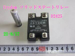 21-8/17 Crydom solid state relay maximum load voltage :280 V rms maximum load electric current :25 A rms surface implementation, D2425