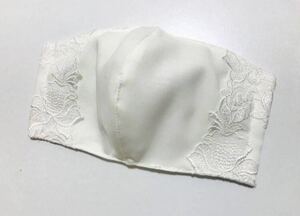 チュールレースmix立体インナー ハンドメイド 高島ちぢみ インナーポケット2way