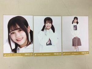 乃木坂46 生写真 伊藤理々杏 2020.March-Ⅱ ビッグパーカー 3枚コンプ 匿名配送対応 L659