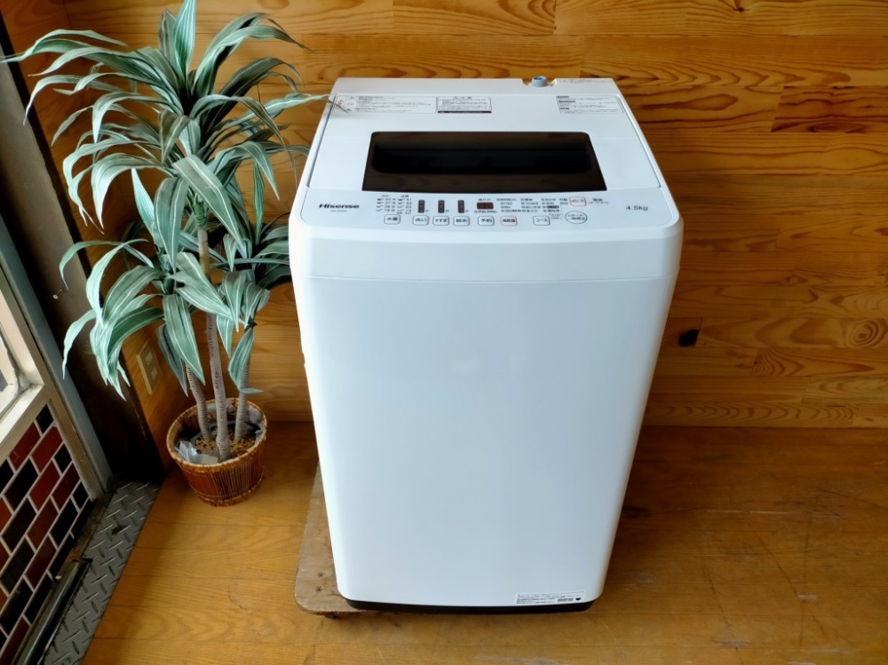 30日迄！18年製★Hisense 4.5kg 洗濯機J137