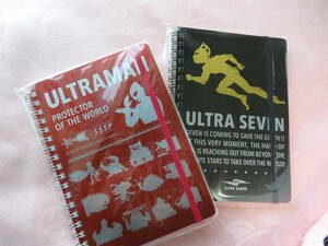 ウルトラマン★メタリック調のかっこいいリングノート　Ｂ６　２冊セット
