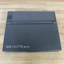 g51上■【希少/PC/送料無料】NEC パーソナルコンピューター PC-9801NS/E ACアダプタ付属 32ビットCPU 3.5インチモニター ジャンク 210818_画像2