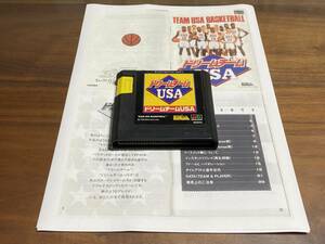 メガドライブ(MD)「ドリームチームUSA」(説明書コピー 付/)