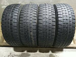 №9835 185/65R14 ダンロップ WINTERMAXX WM01 冬タイヤ 溝有り良品 中古売切り4本SET 法人向け送料安