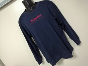 kkaa1505 ■ DESCENTE ■ デサント Tシャツ カットソー トップス 長袖 紺 ネイビー M