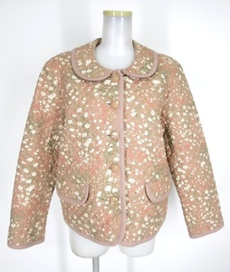  rice field . poetry daisy pattern quilting jacket [B42612]