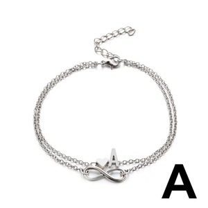  anklet Heart silver color ankle bracele legs chain woman pair neck beach pair jewelry party A1627