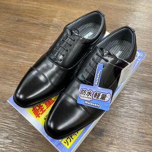 【新品】防水軽量2042 BL/26cmソフトインソールビジネスシューズ