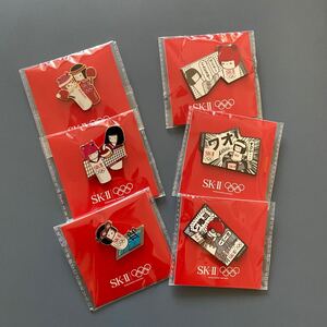SK-2 エスケーツー オリンピック ピンバッチ 6種類 東京オリンピック 非売品 限定