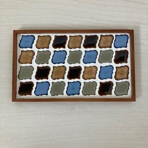 31 木製タイルトレー ハンドメイド