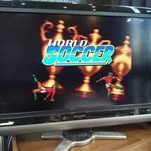 ♯SFC【ワールドサッカー】1993年レイジ　［送料無料］返金保証あり　※バックアップ機能については商品説明をお読みください。_画像1