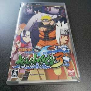 PSP【NARUTO疾風伝/ナルティメットアクセル3】2009年バンダイ　［送料無料］返金保証あり