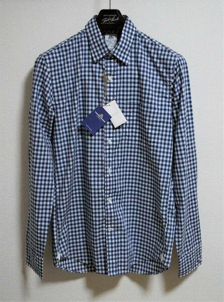 SALE！送料無料！【新品】サイズ:S SLIM FIT ジェイクルー Thomas Mason for J.Crew Ludlow shirt in blue gingham
