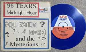 ? And The Mysterians-96 Tears/Midnight Hour★スウェーデンOrig.激レア!!カラー7&#34;
