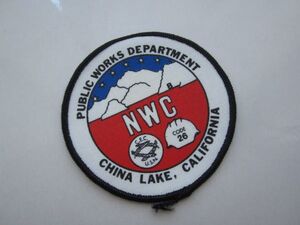 NWC CHINA LAKE CALIFORNIA チャイナ・レイク NWC ロゴ プリント ワッペン/パッチ 企業 ビンテージ アメリカ USA カスタム 古着 510