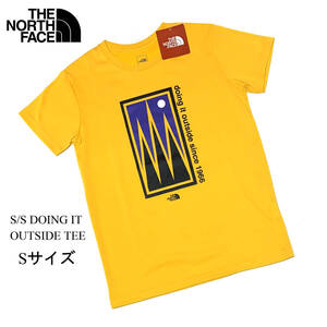 新品 Sサイズ ノースフェイス レディース Tシャツ ショートスリーブ THE NORTH FACE TNF イエロー アウトドア NTW31903 オレンジ