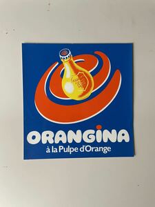 ☆希少☆ ORANGINA■オレンジーナ■ステッカー■ビンテージ■当時物■1970年代80年代