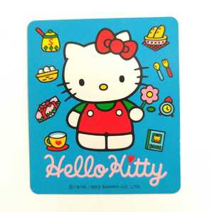 超美品★昭和レトロ ハローキティ ステッカーシール 5枚セット 1976年 1993年 サンリオ Hello Kitty キティちゃん ファンシーグッズの画像4