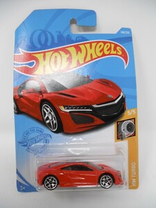  ■ HOTWHEELS HW TURBOホットウィール『1/64 '17 ACURA NSX 赤 アキュラ ダイキャストミニカー』