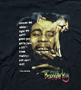 ボブマーリー　bob marley Tシャツ ビンテージ　90's レゲエ　rap tee vintage XL