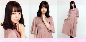乃木坂46 阪口珠美 サテンワンピ 2020年4月ランダム生写真 3種コンプ 3枚 3枚コンプ
