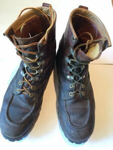 50's[ rare, rare, rare article, valuable ]Chippewa( Chippewa ) black tag / Work boots /9E/ American Casual / shoes [USA America buy ] Vintage / old clothes /used