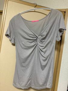 machine a coudre Tシャツ　フリーサイズ　グレー