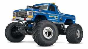 東京発即納送料無　TRAXXASトラクサス 1/10 スケール Bigfoot No.1 オリジナル モンスター トラック 2WD　CB36034-1　BLUE　ブルー