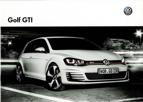 VW　ゴルフ　GTI　カタログ+OP　2013年9月