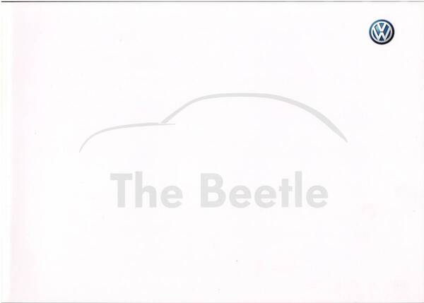 VW The Beetle ビートル カタログ+OP 2012年10月