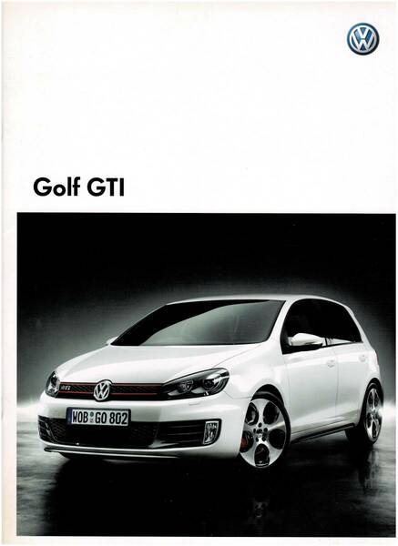 VW　ゴルフ　GTI　カタログ　2010年12月