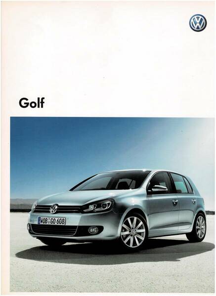 VW　ゴルフ　カタログ　2010年9月
