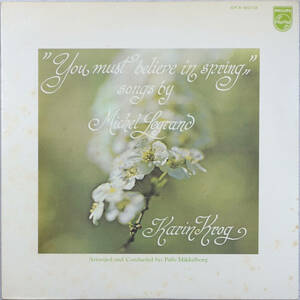 ◆KARIN KROG/YOU MUST BELIEVE IN SPRING - Songs by Michel Legrand (JPN LP) -Palle Mikkelborg, Philip Catherine, NHOP, Alex Riel