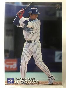 小川博文　18 カルビープロ野球チップス　2001 ノーマルカード　横浜ベイスターズ