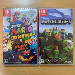 新品未開封 スーパーマリオ 3Dワールド マインクラフト Switch