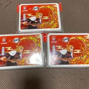 鬼滅の刃 折りたたみ式ランチボックス 煉獄杏寿郎 3個セット