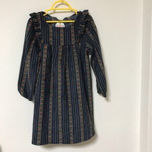 ワンピース チュニック ベスト セットアップ 120 女の子 長袖