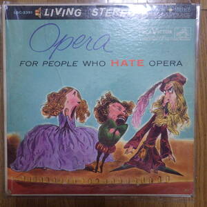  rice RCA LSC2391 OPERA -FOR PEOPLE WHO HATA OPERA- LIVING STEREO. dog record super preeminence recording record 