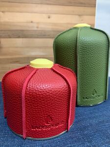 LAGERFEUER OD缶カバー2個セット(230g・450g用)グリーン&レッド