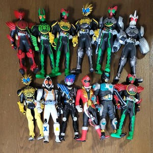 【仮面ライダー&ゴーカイジャー・25㎝越フィギュア】12体