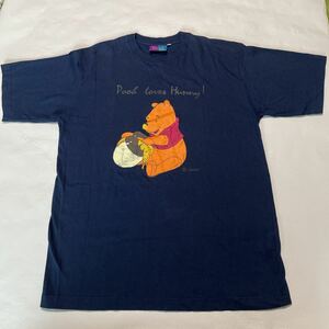【Fサイズ】Pooh クマのプーさん ディズニー Tシャツ Tee プリントT