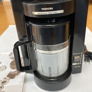 東芝 コーヒーメーカー ミル付 5カップ用ブランド 東芝(TOSHIBA)色 ブラックメーカー型番: HCD-L50M(K) 中古