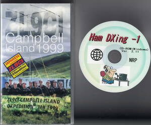 ZL9CI DXペディションビデオテープとHam DXing-1 CD-ROM(Windows)のセット