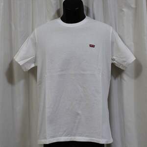リーバイス Levi’s メンズ半袖Tシャツ ホワイト ジャパンLサイズ 新品 アウトレット 白 ワンポイント