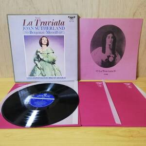 【LP×3】Verdi / Joan Sutherland / Bergonzi Merrill / The Maggio Musicale Fiorentino Pritchard La Traviata - SLX3-26 - *13